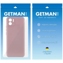 Чехол TPU GETMAN Liquid Silk Full Camera для Xiaomi Redmi A1 / A2 – Розовый