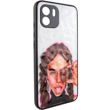 TPU+PC чохол Prisma Ladies для Xiaomi Redmi A1 / A2 (Коричневий)