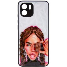 TPU+PC чохол Prisma Ladies для Xiaomi Redmi A1 / A2 – Коричневий