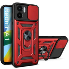 Чохол Ummi Camshield Serge Ring для Xiaomi Redmi A1 / A2 – Червоний