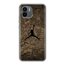 Чехлы для Xiaomi Redmi A1 - с картинкой JORDAN (AlphaPrint) (Logo Jordan)