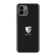 Чехол Майнкрафт на Xiaomi Redmi A1 (AlphaPrint) Minecraft (Овечка Майнкрафт)
