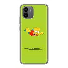 Чехол с Симпсонами для Xiaomi Redmi A1 (VPrint) (Барт Симпсон)