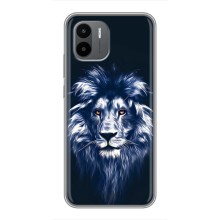 Чехол со Львом для Xiaomi Redmi A1 (VPrint) (Синий Лев)