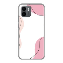 Чохол квітковий дизайн для Xiaomi Redmi A1 – Рожевий фон