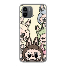 Чехол с Лабубу на Xiaomi Redmi A1 (Коллаж Лабубу)