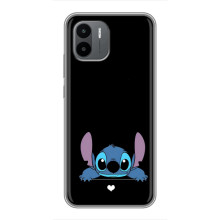 Чехол с принтом Стич на Xiaomi Redmi A1 – Стич на черном