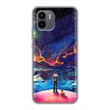 Космические Чехлы для Редми А1 (VPrint) (Галактический вид)