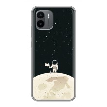Космические Чехлы для Редми А1 (VPrint) (На луне)