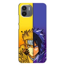 Купить Чехлы на телефон с принтом Anime для Редми А1 (Naruto Vs Sasuke)