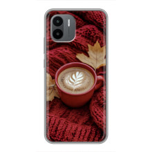 Чохол з унікальним дизайном 'Осінь з кавою' для Xiaomi Redmi A1 – Кава на ковдрі