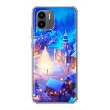 Рождественские Чехлы для Xiaomi Redmi A1 (VPrint) (Рождественский город)