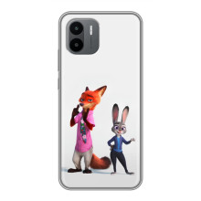 Силиконовый чехол с принтом Зоотрополіс для Xiaomi Redmi A1 – Джуди и Ник