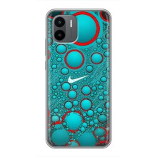 Силиконовый Чехол на Xiaomi Redmi A1 с картинкой Nike (Найк зеленый)