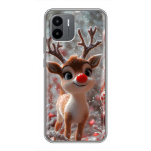 Яркий чехол для Xiaomi Redmi A1 с Зимними Оленятами