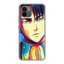 Чехлы Персонажи Аниме Наруто для Xiaomi Redmi A2 (AlphaPrint) – Леви Аккерман