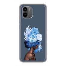 Чехлы (ART) Цветы на Xiaomi Redmi A2 (VPrint) (Квіти на голові)