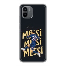 Чехлы для Xiaomi Redmi A2 (Leo чемпион) (AlphaPrint) (Messi ПСЖ)