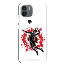 Чохли з прінтом Спортивна тематика для Xiaomi Redmi A2 – Волейболіст