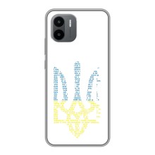 Чехлы для Xiaomi Redmi A2  Укр. Символика (AlphaPrint) (Герб из букв)