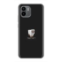 Чохол Майнкрафт на Xiaomi Redmi A2 (AlphaPrint) Minecraft (Овечка Майнкрафт)