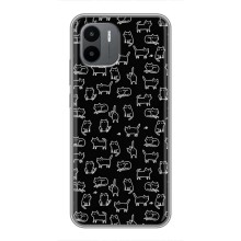 Чохол з принтом для Xiaomi Redmi A2 (AlphaPrint) Модні коти (Маленькі котики)