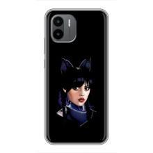 Чохли Венсдей на Xiaomi Redmi A2 Уенсдей (AlphaPrint) (серйозна Венздей)