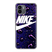 Чохол з логтипом Найк на Xiaomi Redmi A2 (Найк на фіолетовому)