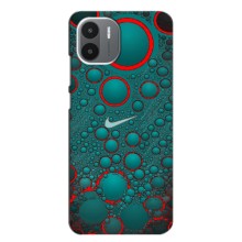 Силиконовый Чехол на Xiaomi Redmi A2 с картинкой Nike (Найк зеленый)