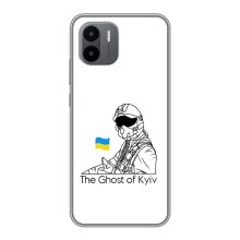 Захисні чохли (Призрак Киева) для Xiaomi Redmi A2 (AlphaPrint) (Льотчик Києва)