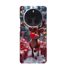 Яркий чехол для Xiaomi Redmi A3 Pro с Зимними Оленятами – Олень среди подарков