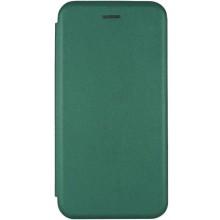 Кожаный чехол-книжка Classy для Xiaomi Redmi A3 – Зеленый