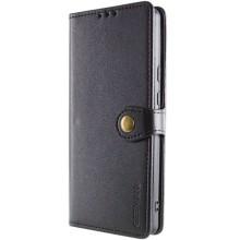 Кожаный чехол-книжка GETMAN Gallant (PU) для Xiaomi Redmi A3 – Черный