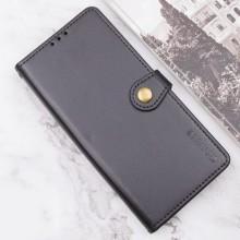 Кожаный чехол-книжка GETMAN Gallant (PU) для Xiaomi Redmi A3 – Черный