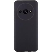 Чехол Silicone Cover Lakshmi Full Camera (AAA) для Xiaomi Redmi A3 – Черный