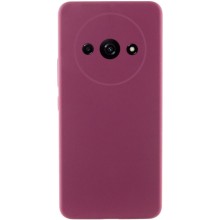 Чехол Silicone Cover Lakshmi Full Camera (AAA) для Xiaomi Redmi A3 – Бордовый