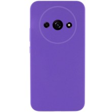 Чехол Silicone Cover Lakshmi Full Camera (AAA) для Xiaomi Redmi A3 – Фиолетовый