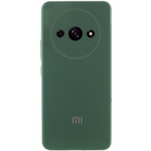 Чехол Silicone Cover Lakshmi Full Camera (AAA) with Logo для Xiaomi Redmi A3 (Зеленый)