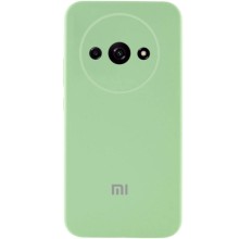 Чехол Silicone Cover Lakshmi Full Camera (AAA) with Logo для Xiaomi Redmi A3 (Мятный)