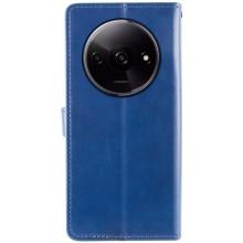 Кожаный чехол-книжка GETMAN Gallant (PU) для Xiaomi Redmi A3 – Синий