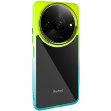 Чехол TPU+PC Fresh sip series для Xiaomi Redmi A3 – Бирюзовый
