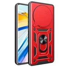 Ударопрочный чехол Camshield Serge Ring для Xiaomi Redmi A3 / A3x – Красный