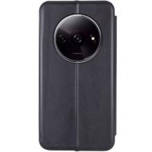 Кожаный чехол-книжка Classy для Xiaomi Redmi A3 – Черный