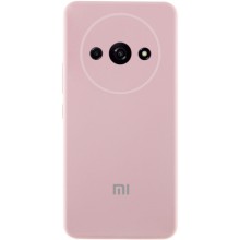 Чехол Silicone Cover Lakshmi Full Camera (AA) with logo для Xiaomi Redmi A3 – Розовый