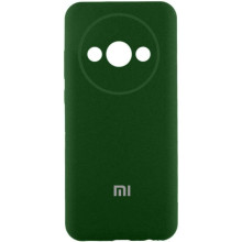 Чохол Silicone Cover Lakshmi Full Camera (AA) with logo для Xiaomi Redmi A3 – Зелений