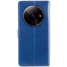 Кожаный чехол-книжка GETMAN Gallant (PU) для Xiaomi Redmi A3 – Синий
