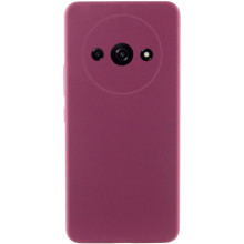 Чехол Silicone Cover Lakshmi Full Camera (AAA) для Xiaomi Redmi A3 – Бордовый