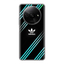 Чехлы Адидас для Xiaomi Redmi A3 (AlphaPrint) (Адидас с полосами)