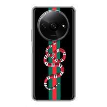 Чехлы Бренд GUCCI для Xiaomi Redmi A3 – Змей Гуччи