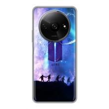 Чехлы BTS для Xiaomi Redmi A3 (AlphaPrint) – Army BTS